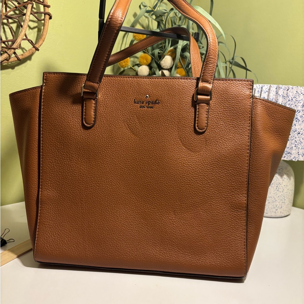 Kate Spade Brown Leather Tote